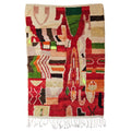 One-of-a-Kind Boujaad Moroccan Wool Rug – Colorful Abstract Berber Rug | 4.4 × 6.6 ft